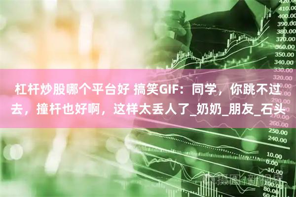 杠杆炒股哪个平台好 搞笑GIF：同学，你跳不过去，撞杆也好啊，这样太丢人了_奶奶_朋友_石头