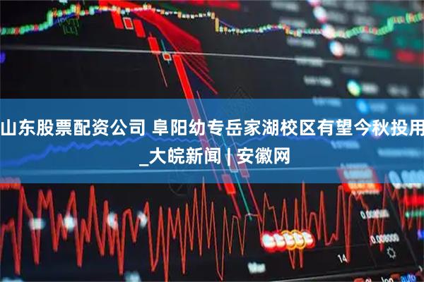 山东股票配资公司 阜阳幼专岳家湖校区有望今秋投用 _大皖新闻 | 安徽网